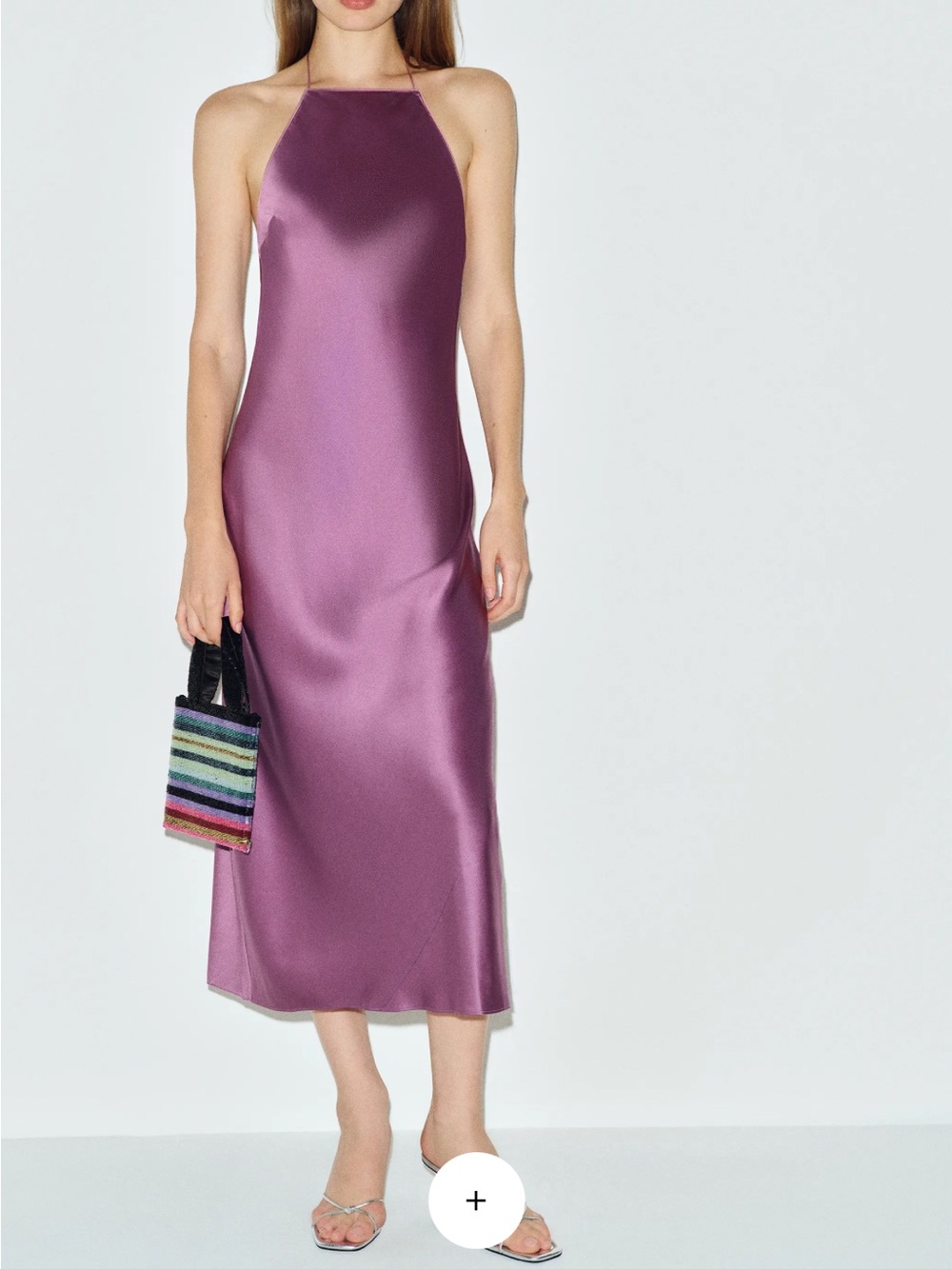 Reformation Silk Halter Midi Dress